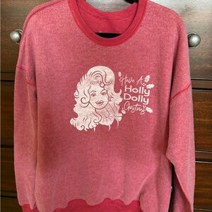Dolly Red Graphic Sweatshirt